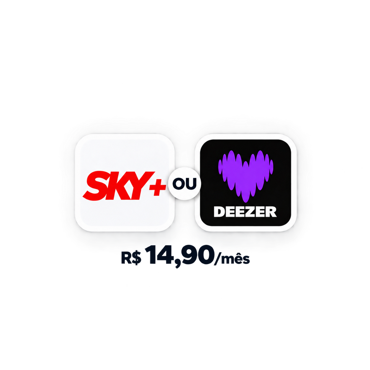 SKY+ ou Deezer — adicione ao seu plano por R$ 14,90/mês
